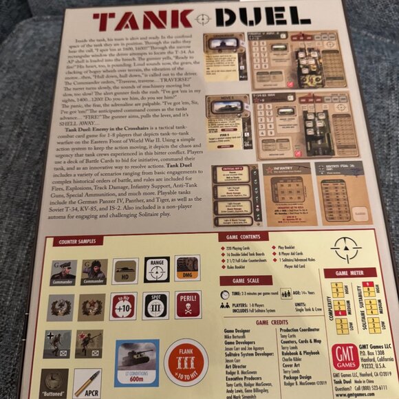 Tank Duel: Enemy in the Crosshairs (punched) Fox in the Box, GMT Games - Picture 7 of 12